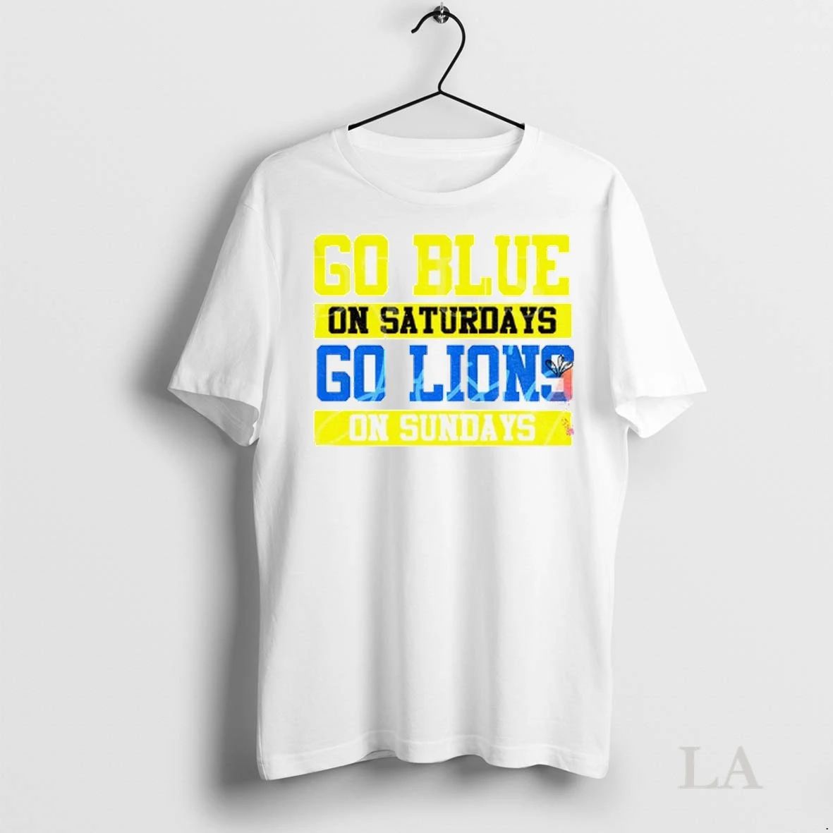 Original Detroit Lions Go Blue On Saturdays Go Lions On Sundays