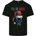 Christmas Ill Be Back SCI-FI Funny Xmas Mens Light Cotton T-Shirt