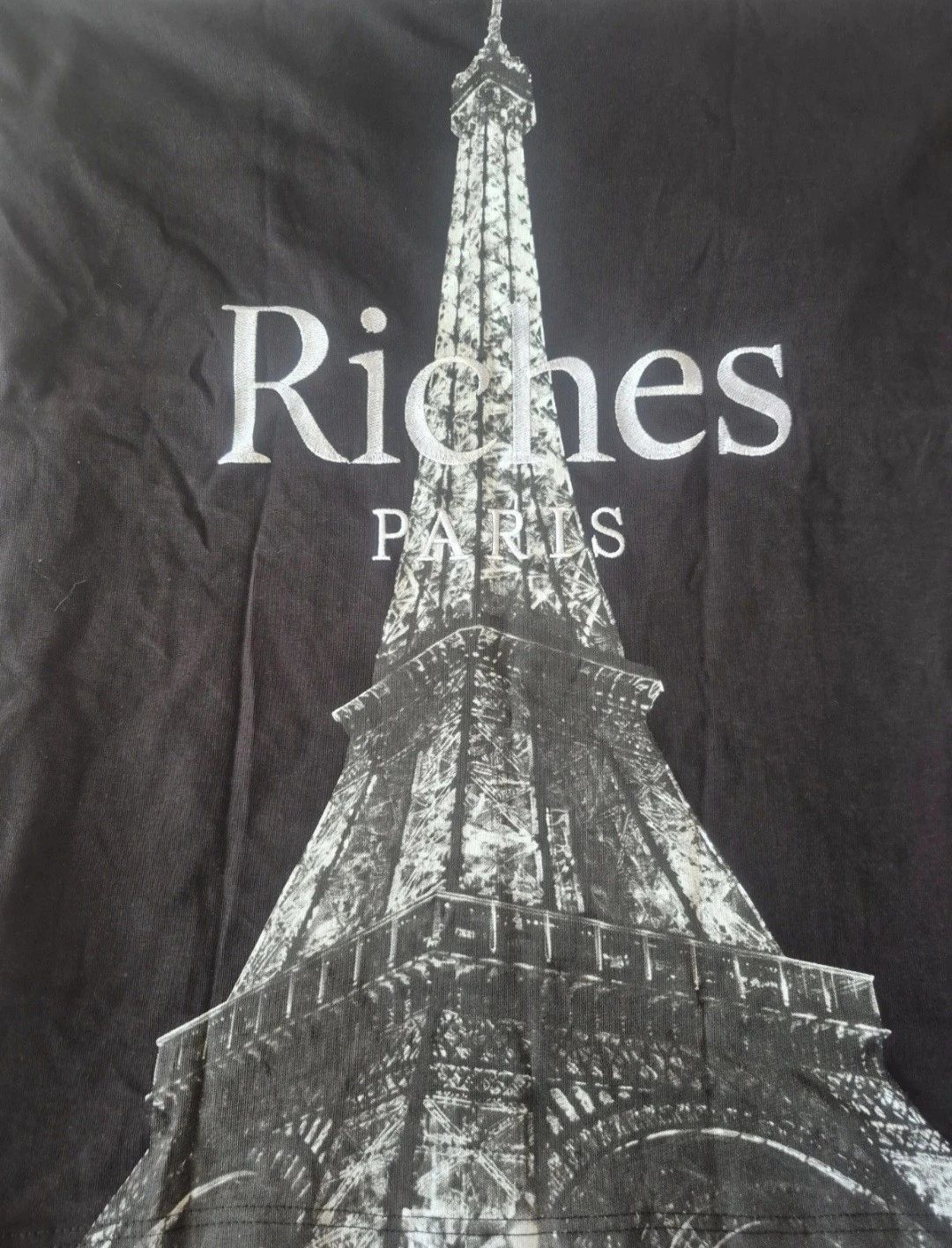 Paris Rich "Eiffel Tower" Oversized Tee Shirt Size XL NEW