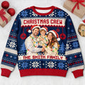 Custom Family Photo Christmas Gifts - Personalized Ugly Sweatshirt