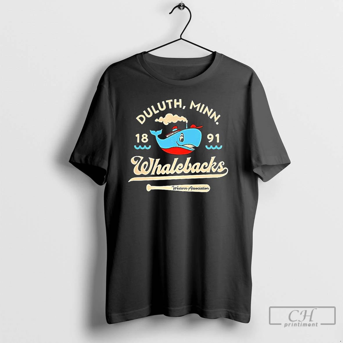 Premium Duluth Whalebacks Minnesota Defunct Baseball Teams Est 1891 Vintage T Shirts