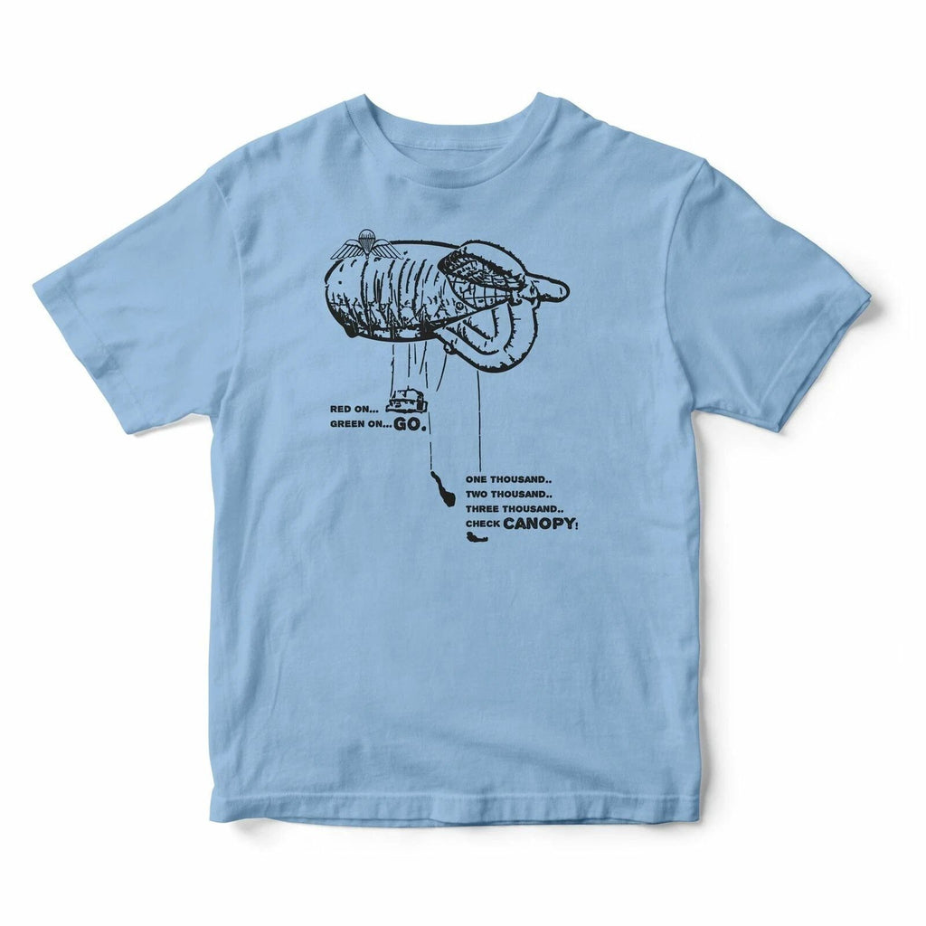 British Airborne Forces The Paras Paratroopers - The Balloon jump T-Shirt