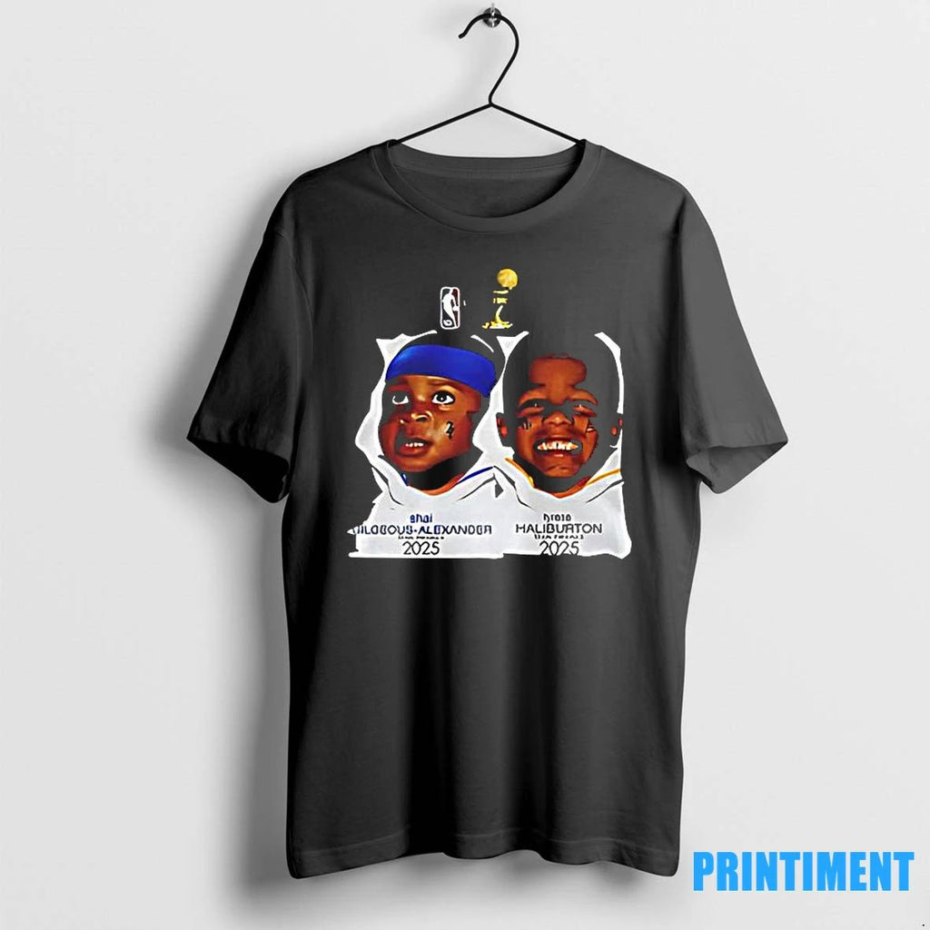 Baby Shai Gilgeous Alexander X Tyrese Haliburton Nba Finals 2025 Tshirts Sweater