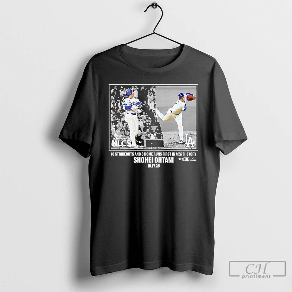 Classic Shohei Ohtani Nlcs Postseason Moment T Shirts