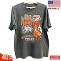 Hooters Cowboy rare design Charcoal Unisex T shirt vtg tee NH17822 reprint sale
