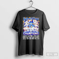 Classic Los Angeles Dodgers 2025 World Series Champions 8 Time In 2024 Firework T Shirts