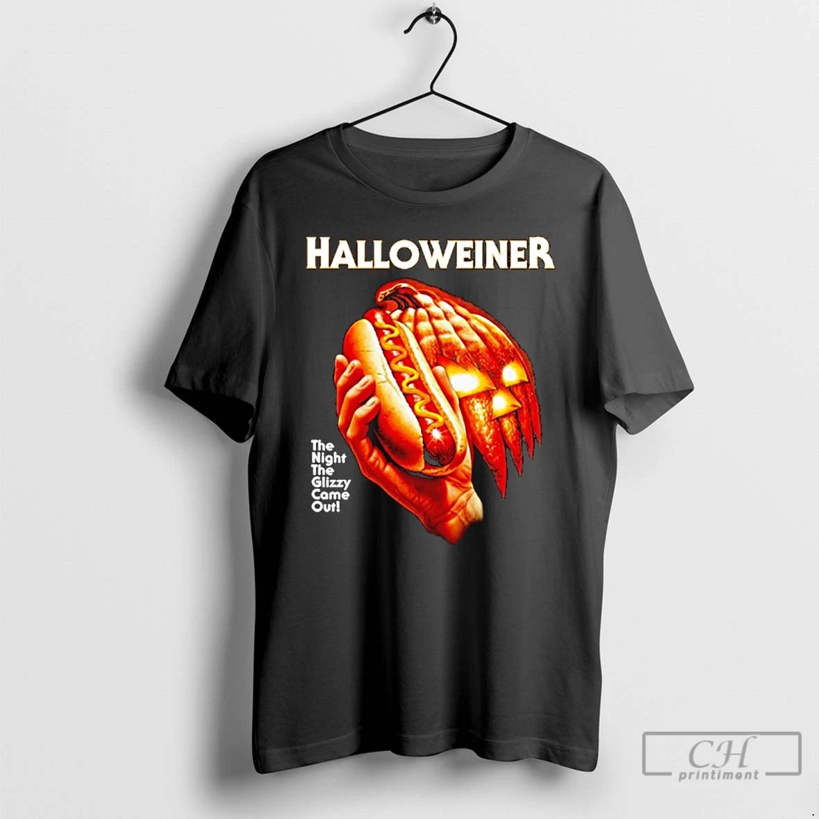 Classic Freddy Krueger Halloweiner Hot Dog The Night The Glizzy Came Out Halloween T Shirts