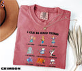 Can Do Hard Things Comfort Tee Kids Motivational Shirt Positive