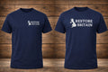 Restore Britain Embroidered T-Shirt, Political Supporter, Anti-Labour Shirt