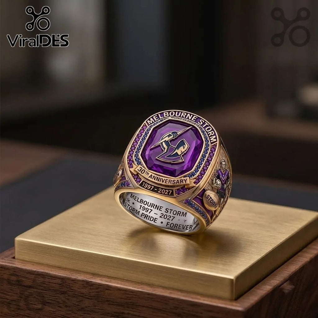 Melbourne Storm 30th Anniversary Commemorative Ring