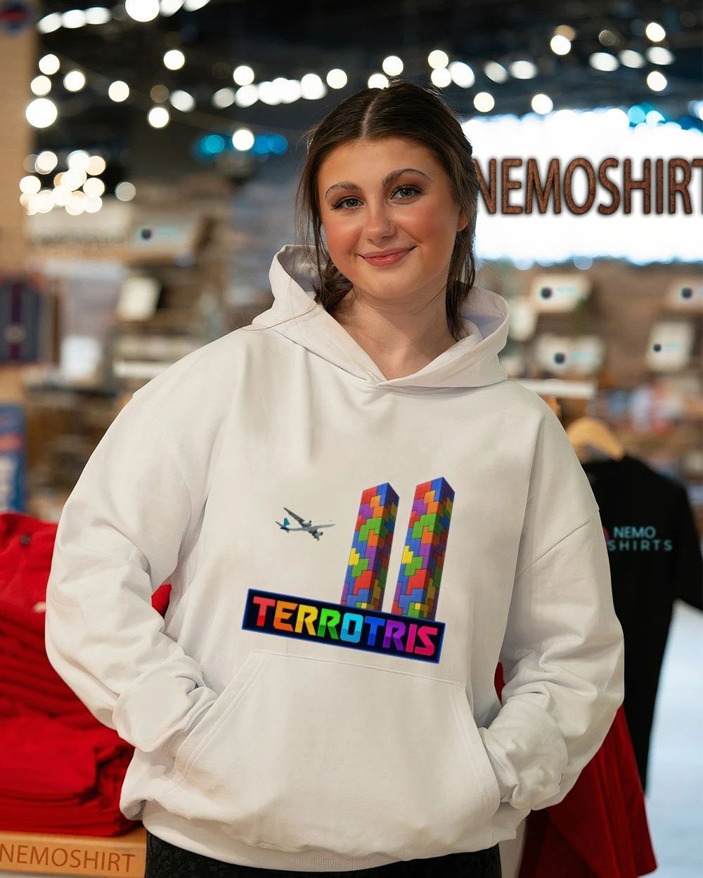 Terrotris Tetris Parody Humor Gaming Satire shirt