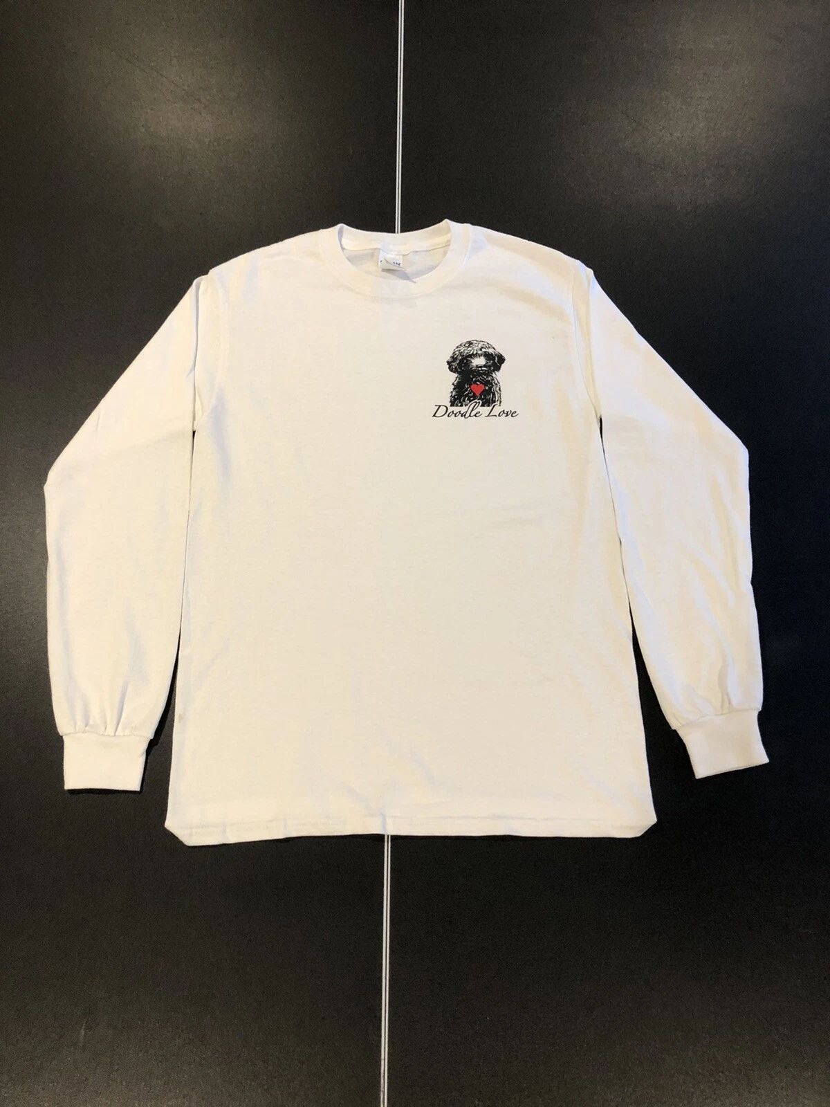 Labradoodle Long Sleeve Shirt “Doodle Love” Size Small