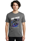 Space-Surfers Mens Graphic Tee,100% Cotton,Casual Summer Wear