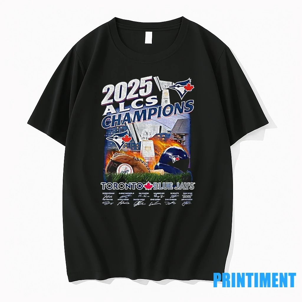 2025 Alcs Champions Toronto Blue Jays Signature Tshirts Sweater