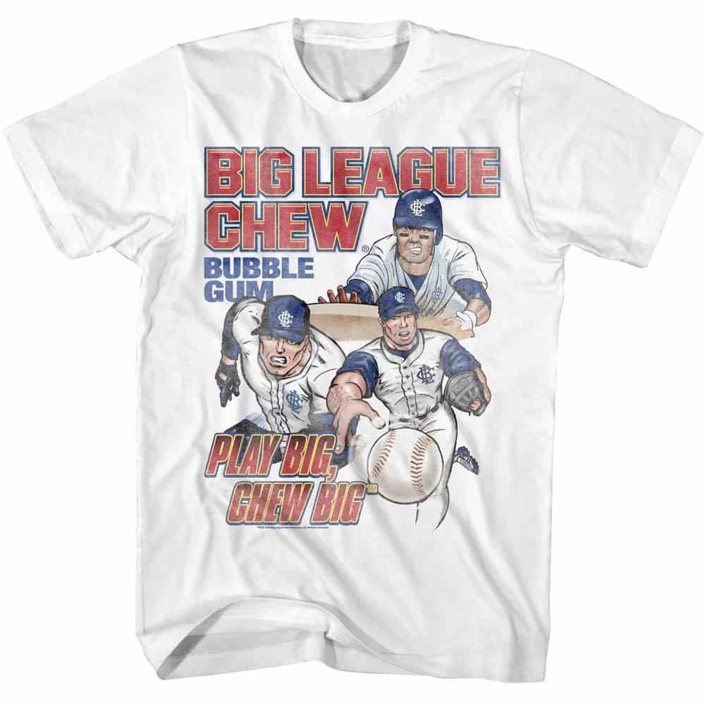 Big League Chew Baseball Play Big Men's T Shirt