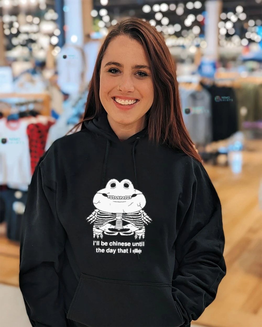 Frog I’ll be chinese until the day that I Censored Halloween shirt