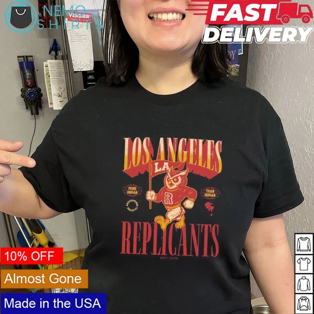 Los Angeles Replicants More Human Than Human Retro Mascot shirt