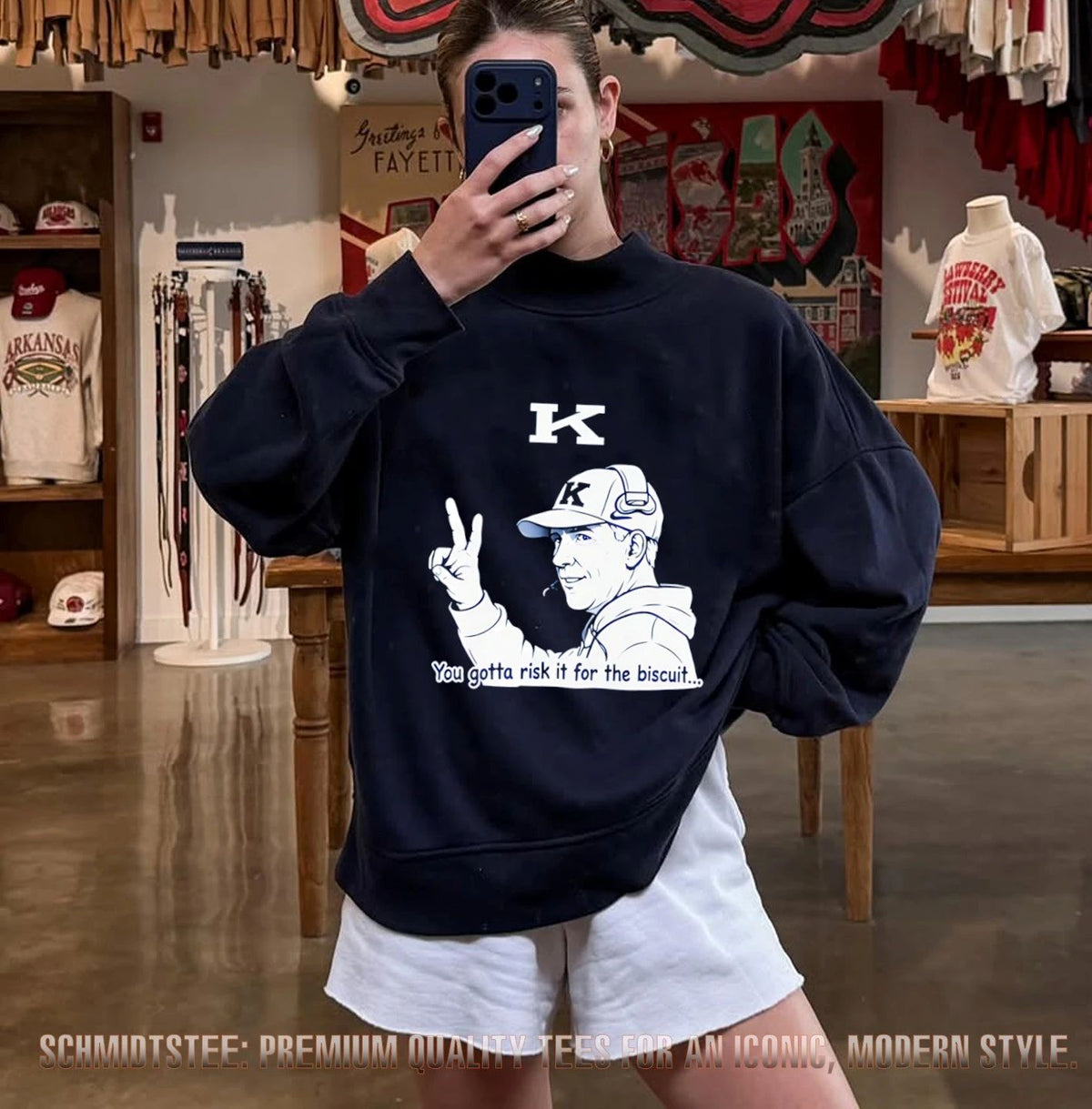 Will Stein Kentucky Wildcats you gotta risk it for the biscuit shirt