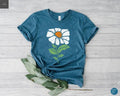 Boho Daisy Flower Comfort Tee Shirt Botanical Style