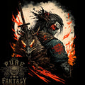 Dark Samurai Fantasy Warrior Mens Light Cotton T-Shirt