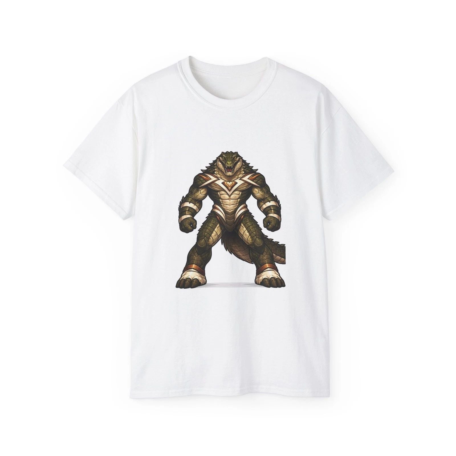 Armored Monster Illustration T-Shirt | Fantasy Kaiju Creature