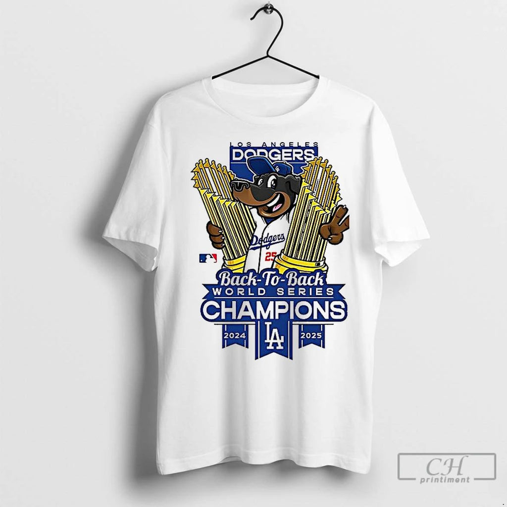 Classic Los Angeles Dodgers World Series Champions Back To Back 2024 2025