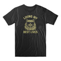 Living My Best Lives Funny Cat Retro Tee