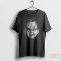 Classic Chucky Childs Play Big Face Graphic Halloween T Shirts Hoodie Longsleeve