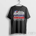 Classic Al East Division Champions 2025 Toronto Blue Jays Player Names Skyline T Shirts