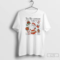 Classic Retro Ugly Christmas Doodles Funny T Shirts