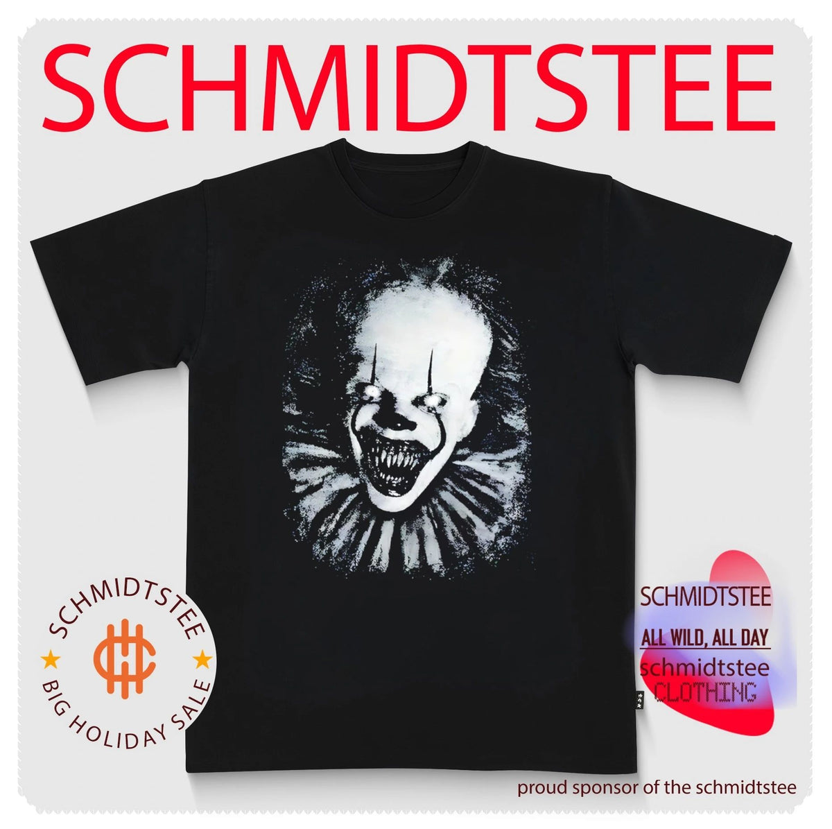 Pennywise IT horror movie shirt