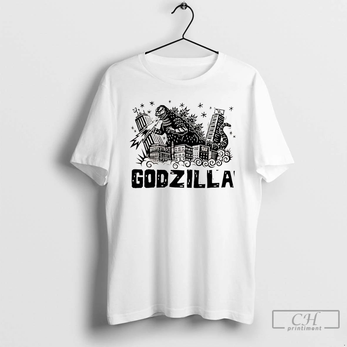 Classic Pbr X Godzilla X Attack Peter Natural T Shirts