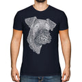 AIREDALE TERRIER SKETCH MENS PRINTED T-SHIRT TOP GREAT GIFT FOR DOG LOVER