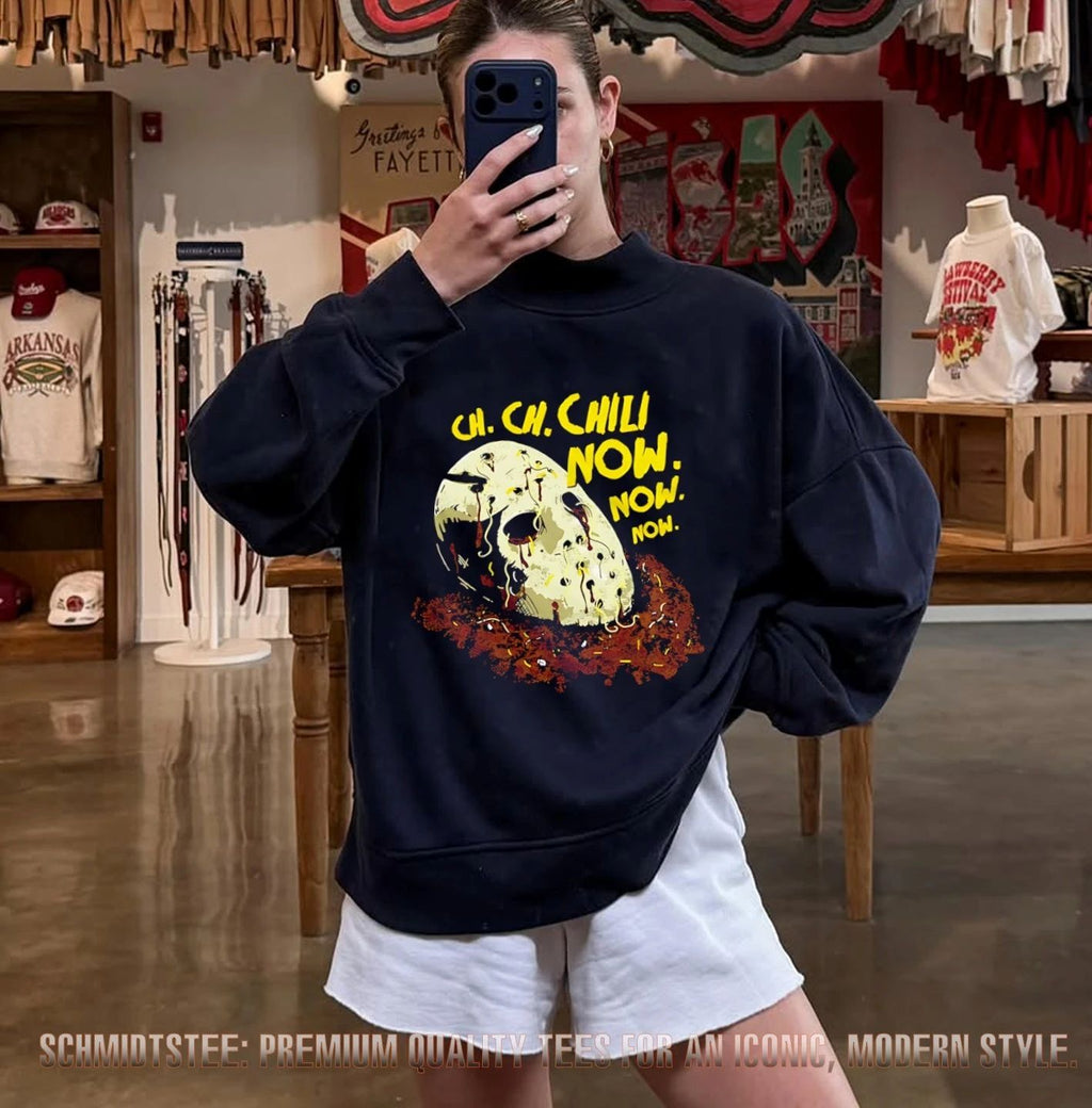 Ch Ch Chili Now Now Now Friday the 13th Cincinnati Halloween shirt