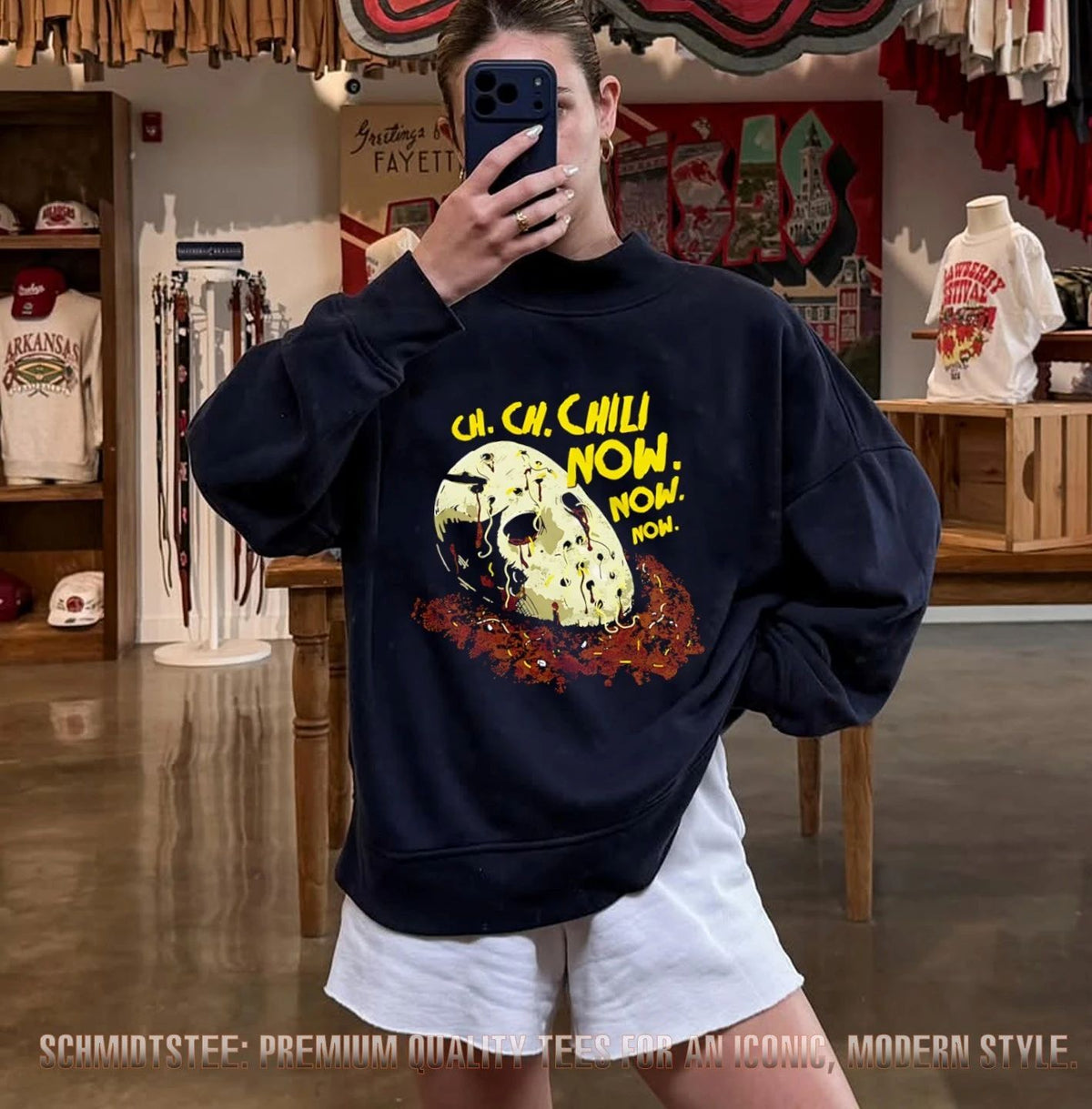Ch Ch Chili Now Now Now Friday the 13th Cincinnati Halloween shirt