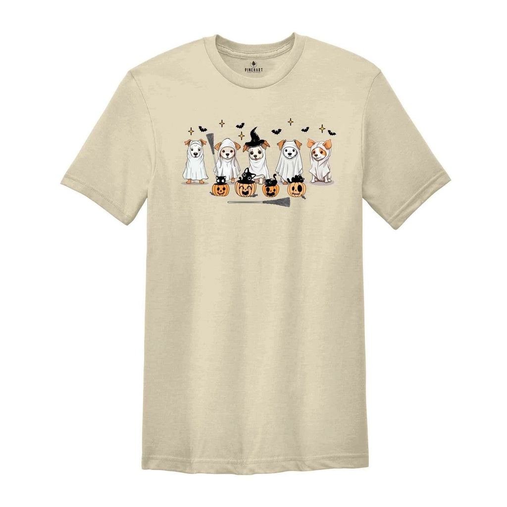 Cute Ghost Dog Shirt, Dog Lover Shirt, Spooky Dogs Shirt, Spooky Season Shirt, D
