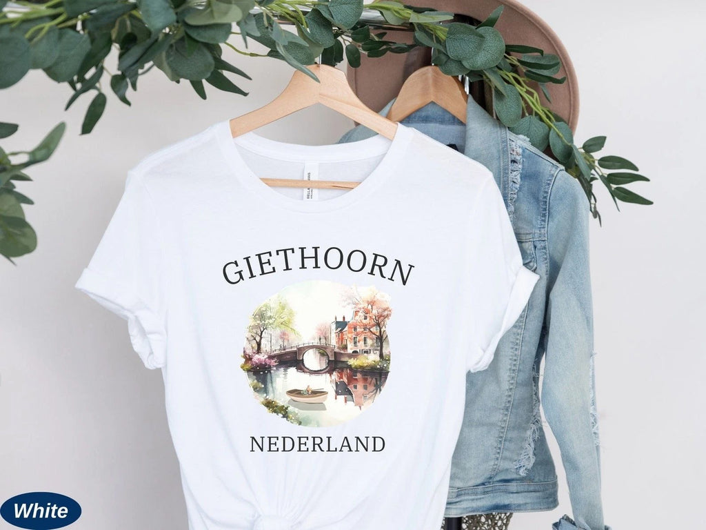 Giethoorn T-Shirt Travel Gift for Nederland Trip Lovers Souvenir Tee