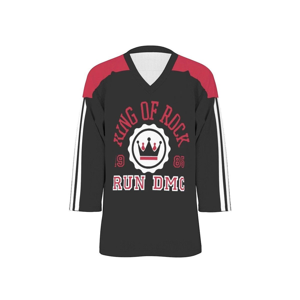 RUN DMC - King of Rock - V-neck Hockey Jersey