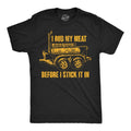 Mens Funny T Shirts I Rub My Meat Before I Stick It In Sarcastic Grilling Tee