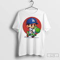 Premium Yoshi Yoshinobu Yamamoto Dinosaurs Los Angeles Dodgers Cartoon