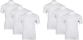HEAD Men's White Crew Neck or V-Neck Tee 6-Pack - Sizes S-2X