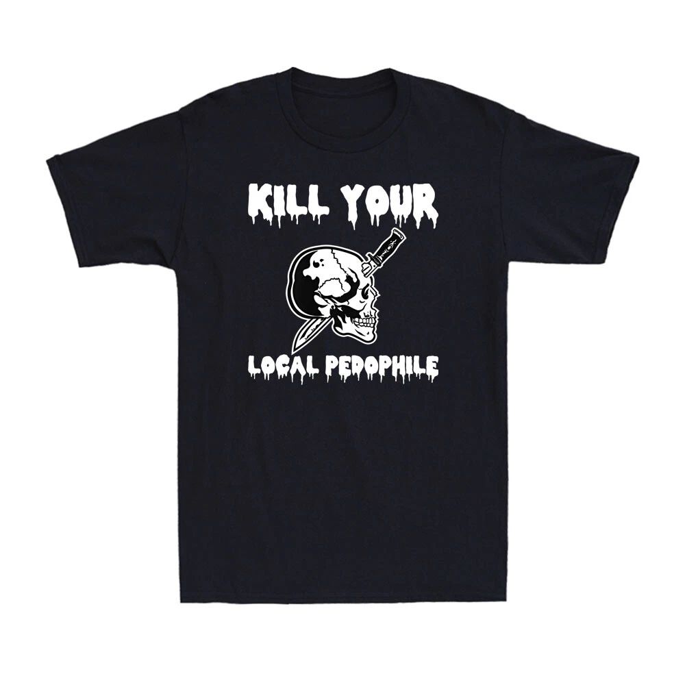 Kill Your Local Pedophile Funny Saying Quote Joke Vintage Men's T-Shirt