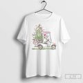 Premium Hand Drawing Dog With Christmas Tree Christmas 2025 T Shirts