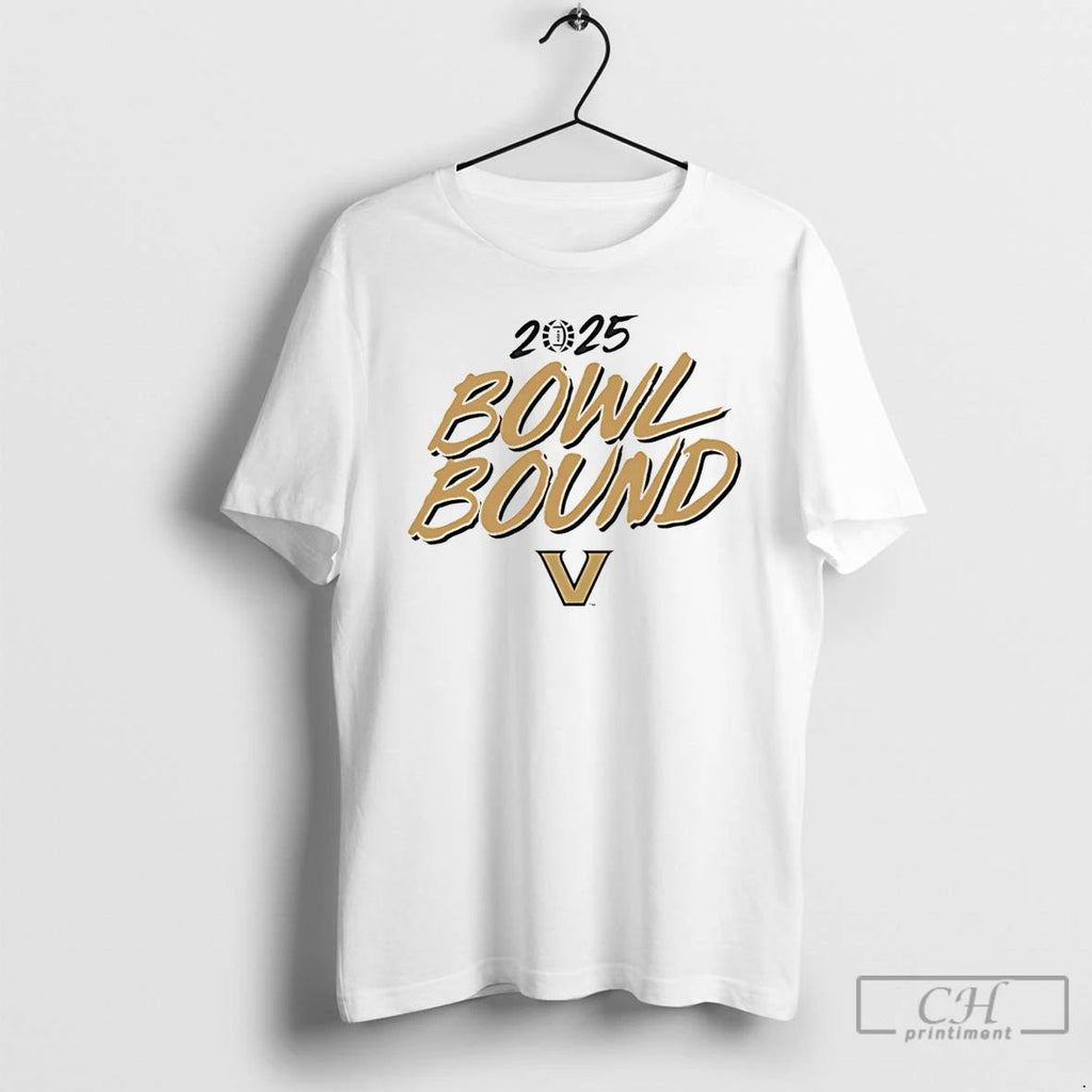Classic 2025 Bowl Bound Vanderbilt Football T Shirts
