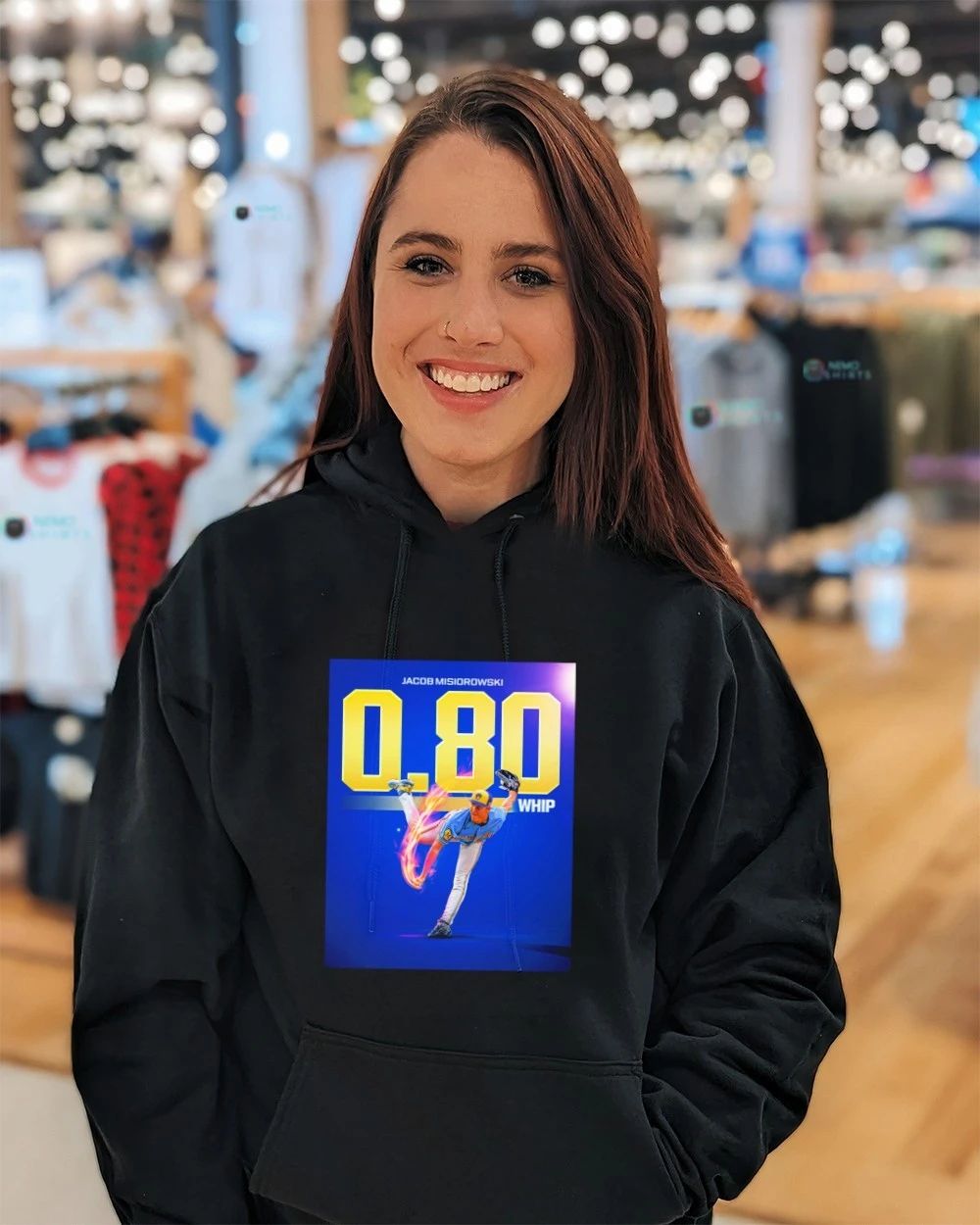 Jacob Misiorowski 080 WHIP Milwaukee Brewers shirt