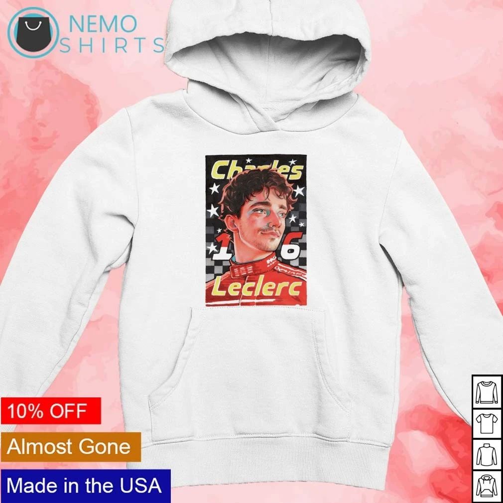 Charles Leclerc No 16 Formula 1 Portrait shirt
