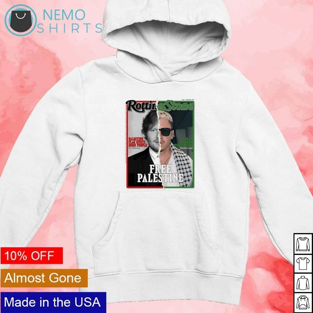 Rotting Stone Sheeran Palestine flag hurts some people Macklemore dead children hurts more shirt