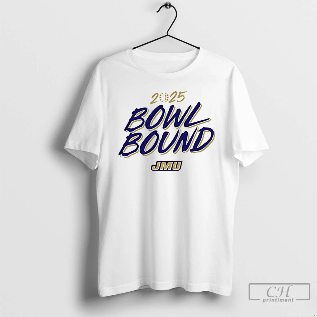 Classic 2025 Bowl Bound James Madison Dukes Football T Shirts