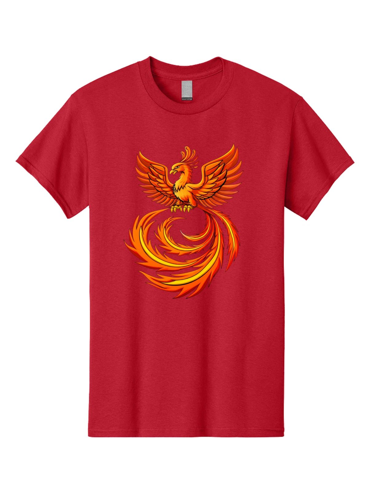 Phoenix-11 Mens Graphic Tee, 100% Cotton, Casual Summer Wear