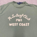 Polo Ralph Lauren T Shirt Mens XL Green RL Surf Club West Coast Beach Retro